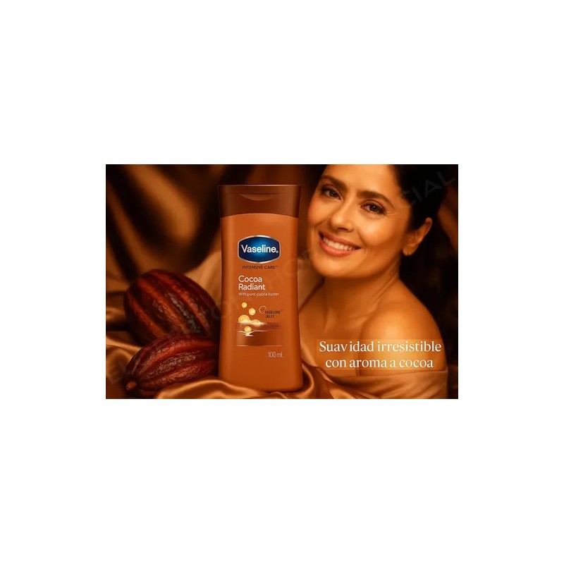 Crema Corporal Hidratante Vaseline Cocoa Radiant 100ml