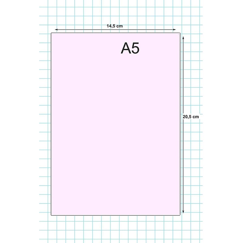 100 Sheets of Matt Label Paper 80g A5 205x145mm with