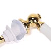 Ruimou Toilet Handle Replacement Set Ceramic Pull Handle 18mm Hole