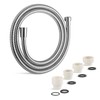 OFFO Replacement Shower Hose, Stainless Steel, Burst-Proof, Prevents Leaks, Rotates