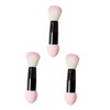 OHPHCALL Blush Brush Set for Women 3pcs Double-sided Non Waterdrop