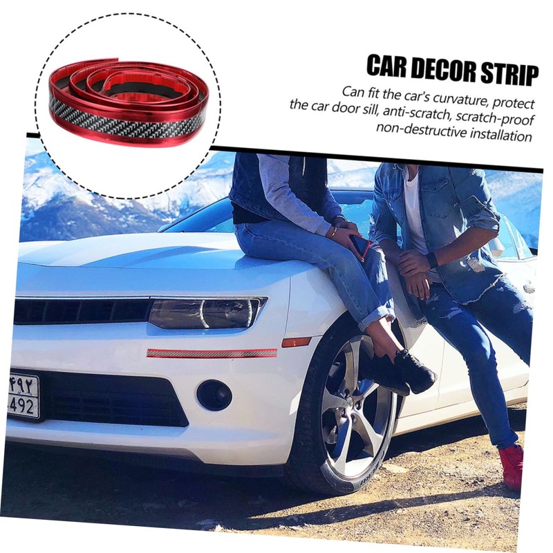 ABOOFAN 2 Rolls Car Door Sill Protector Scratch Rubber Door