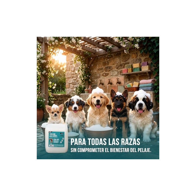 Shampoo para Perro - Brillo y Limpieza - Hipoalergnico -