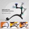 GUITTO - Soporte de guitarra ajustable con ventosa y rótula