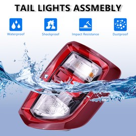 Fancemot Tail Light Right Passenger Side Rear Lamp Assembly Compatible with Ford Bronco Sport 2021-2024, OE# M1PZ-13404-A (RH-Right Passenger Side)