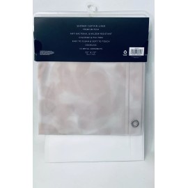 DwellStudio NEW Dwell Studio 2 Packs PEVA SHOWER CURTAIN LINER 12 Metal GROMMETS SIZ 72 x 72
