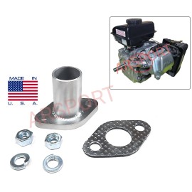ARSPORT Exhaust Flex Pipe Adaptor for Predator 79cc 3HP From harbor freight tools.