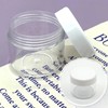 JPAR White Cap Cosmetic Empty Cream Container 20g 12ea