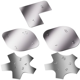 ACCUFINE Arc Shaped Drywall Skimming Blade for Finishing Inner Arc Skimming Blades Drywall Putty Knife Rounded Corners Drywall Taping Tools Corners Round construction spatulas