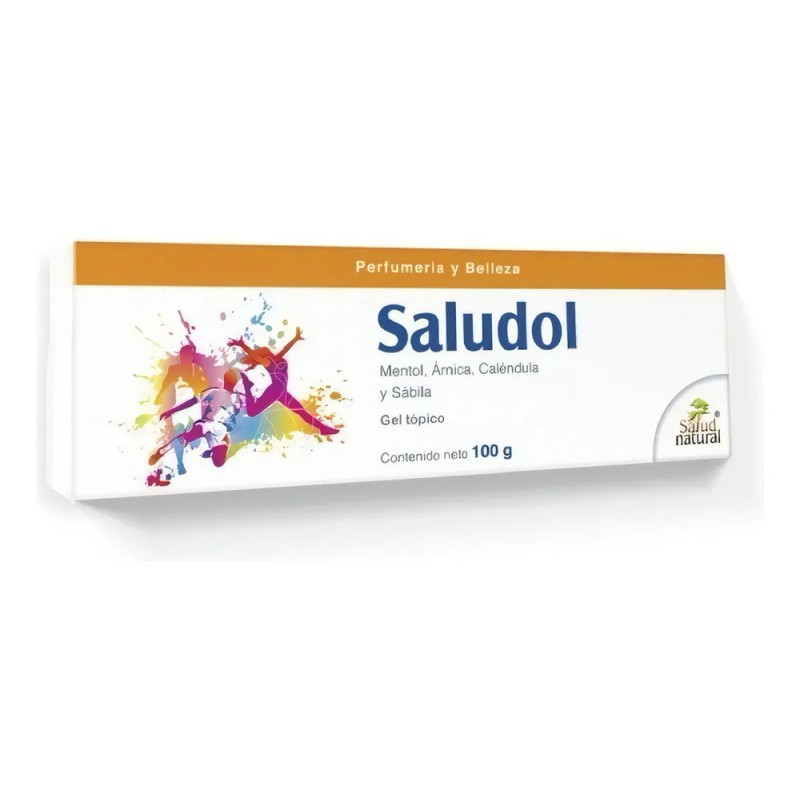 Saludol Gel con Mentol, Árnica, Caléndula y Sábila, Alivia Tensión