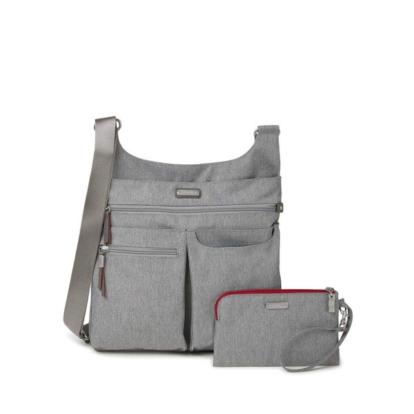 Baggallini Women's New Classic on Track Zip Crossbody with RFID