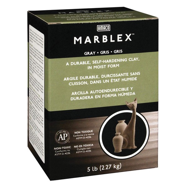 AMACO Marblex™ Self-Hardening Clay, 5 lbs.