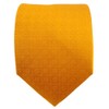 TigerTie Satin Silk Tie Yellow Daffodil Yellow Dark Yellow Patterned