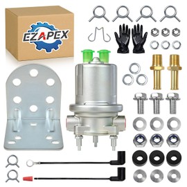 P4070 SP1130 Upgraded Universal Electric Fuel Pump Compatible with 12V systems in most passenger cars, trucks, SUVs and recreational vehicles In-Line Rotary Vane Pump