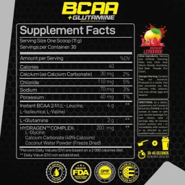 Forzagen Bcaa En Polvo Glutamina 30 Porciones Polvo Paquete