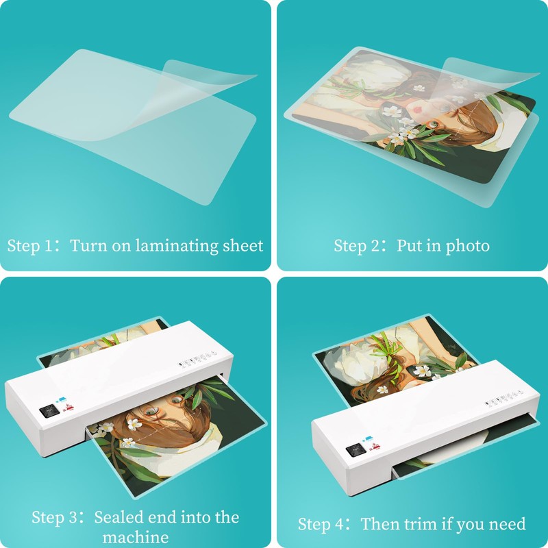 3 mil Thermal Laminating Pouches, Clear 9 x 11.5 Inch