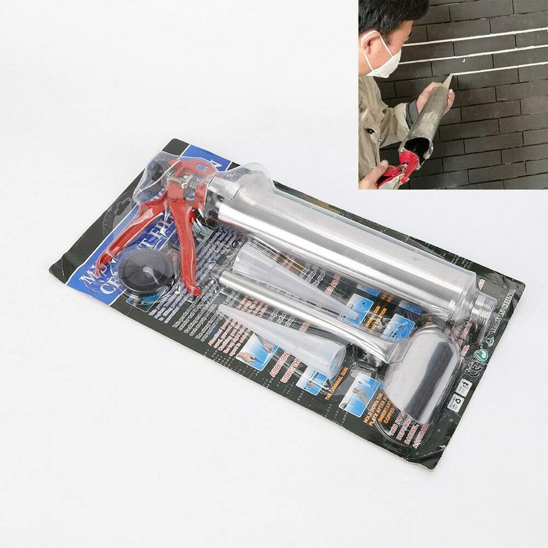 Mortar Pointing Grouting Gun Cement Mortar Caulking Gun Stainless Steel
