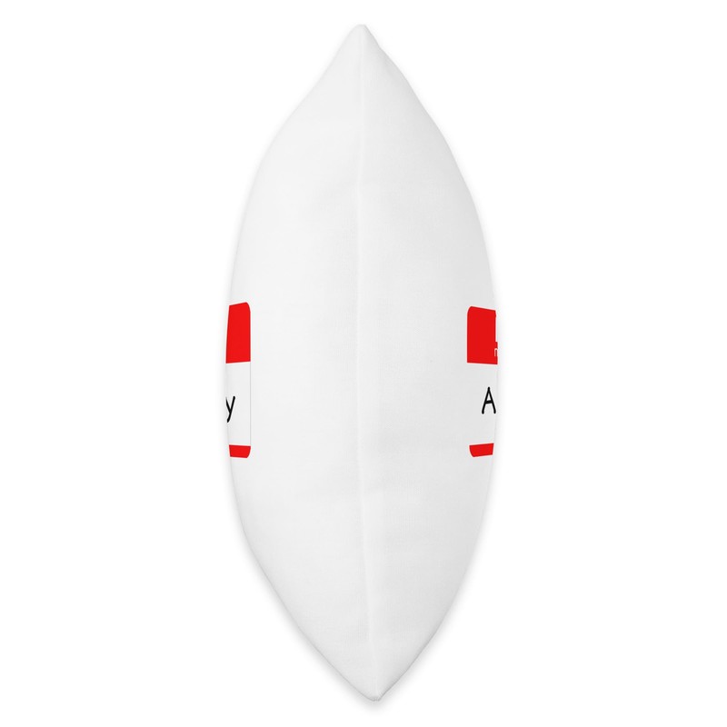 Ashley, Hello My Name is Name Tag, Badge Throw Pillow