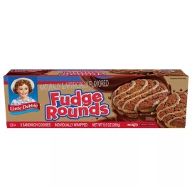 Little Debbie 🔵 New Little Debbie Fudge Rounds Chocolate Sandwich Cookies 9.5oz