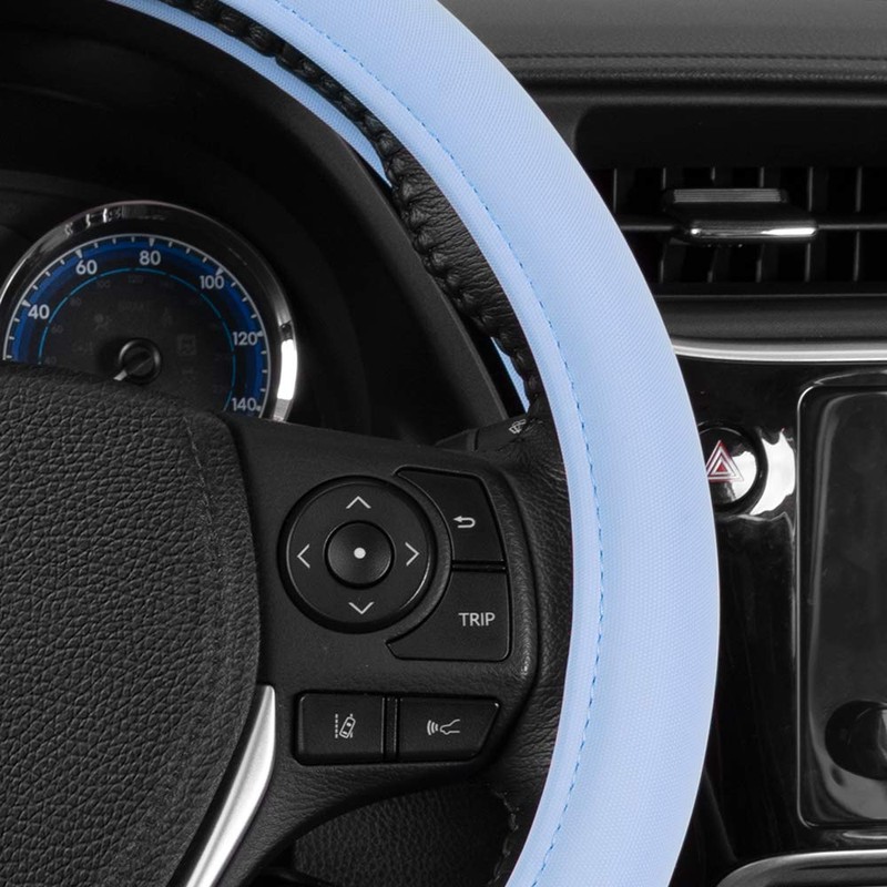 Carbella Ultra Soft Blue Steering Wheel Cover, Car Accessories for