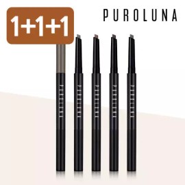 Puroruna 1+1+1 푸로루나 오토 아이브로우 펜슬 / 눈썹 / 납작 [04 그레이 +] 1+1+1 Furoruna Auto Eyebrow Pencil / Eyebrow / Flat [04 Gray +]