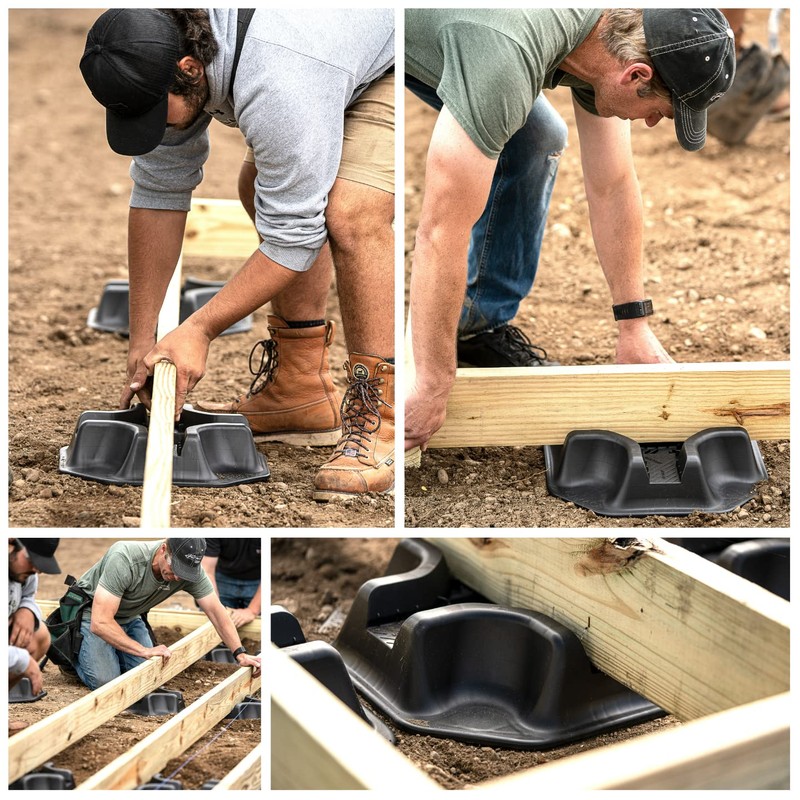 Camo CAMO Block Heavy Duty Deck Block Foundation Support Base