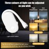 Ubitree LED Clip-On Reading Light - Stepless Dimmable, 3 Lighting