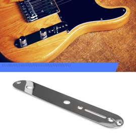 Be In Your Mind Silver Control Plate for 3 Way or 5 Way Switch Compatible with TL Telecaster Style Electric Guitar Replacement Part