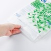 10 pack of 70 liter transparent garbage bags (easy to