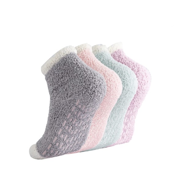 Breslatte Breslatte Non Slip Hospital Socks with Grips for Women