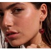 Yiqeenho Cherry Earrings for Women 3D Red Cherry Dangle Earrings