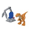 Fisher-Price Imaginext Jurassic World Dominion Atrociraptor 'Tiger' Dinosaur Toy with