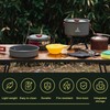 ALOCS 13pcs Camping Cookware, Portable Camping Pots and Pans Set,