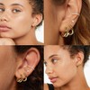 Small Gold Hoop Earrings Set for Women, Hypoallergenic Lightweight Thick
