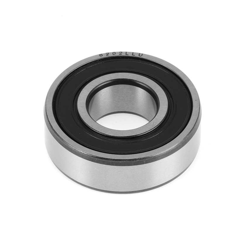 ACROPIX Bearings 6202LLU Ball Bearings Double Seal 15x35x11mm Black Silver