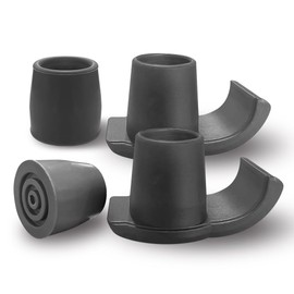 Eosprim 2 Pack Walker Ski Glides, Walker Sliders or Gliders, Walker Skis Glides for Folding Walkers, 2 Pieces Replacement Feet for Shower Chair Bath Seat