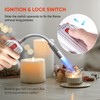 Megainvo Butane Lighter Torch Long Lighter Gas Refillable Fireplace Lighter