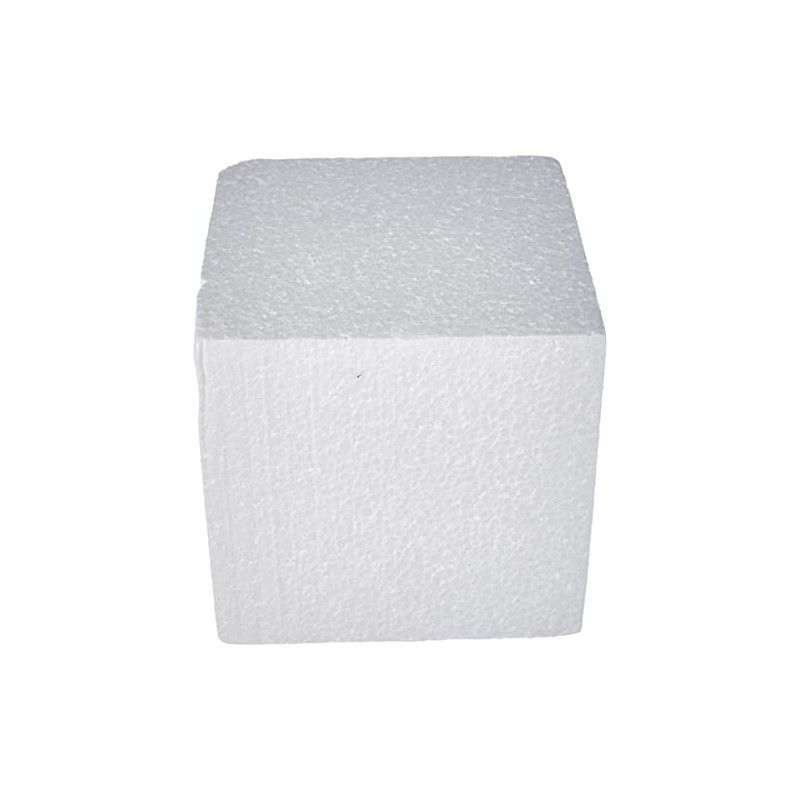 RAYHER Hobby 3000300 Polystyrene Cube, 20 x 20 x 20
