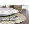 Kraftware Fishnet Oval Placemat for Any Outdoor Table, Ivory, Set