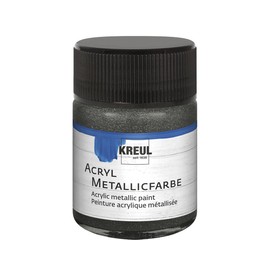 Unbekannt Hobby Line 77578 Acrylic Paint 50 ml – Metallicfarbe Anthracite
