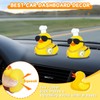 Jyeennar Jeeps Ducks for Ducking, Car Dashboard Decorations Rubber Ducks,