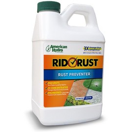 American Hydro Systems Rid O RR1 Concentrate-Prevents Irrigation Rust Stains – Neutralizes Well Water Iron-Use in American Hydro Feeder Systems, 1/2 Gallon, White