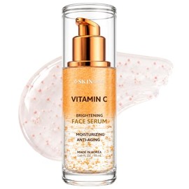 Suero facial con vitamina C, revitaliza la piel opaca y desigual y apoya el brillo juvenil, probado por dermatólogos, antienvejecimiento, cuidado de l