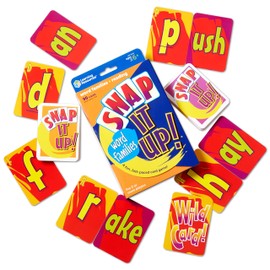 Learning Resources Snap It Up! Phonics & Reading Card Game - Sight Words Flash Cards, Phonics Family Board , ABC Classroom Must Haves, Toddler Activities, Homeschool Supplies, Montessori