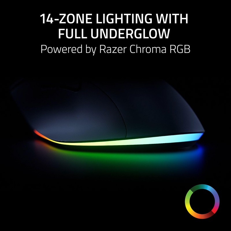 Razer Pro Click V2 Wireless Mouse: Right-Handed Ergonomic Design with