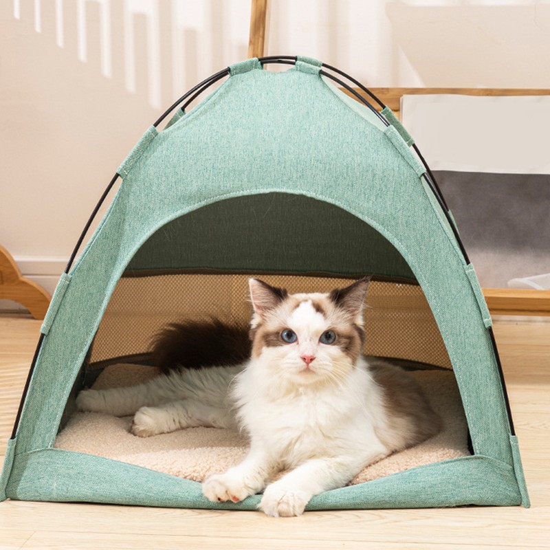 Cat Tent Bed Large Space Breathable Comfortable Washable Pet Tent