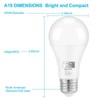 Qualilux Dusk to Dawn Light Bulbs 850LM, 60W Equivalent, Soft