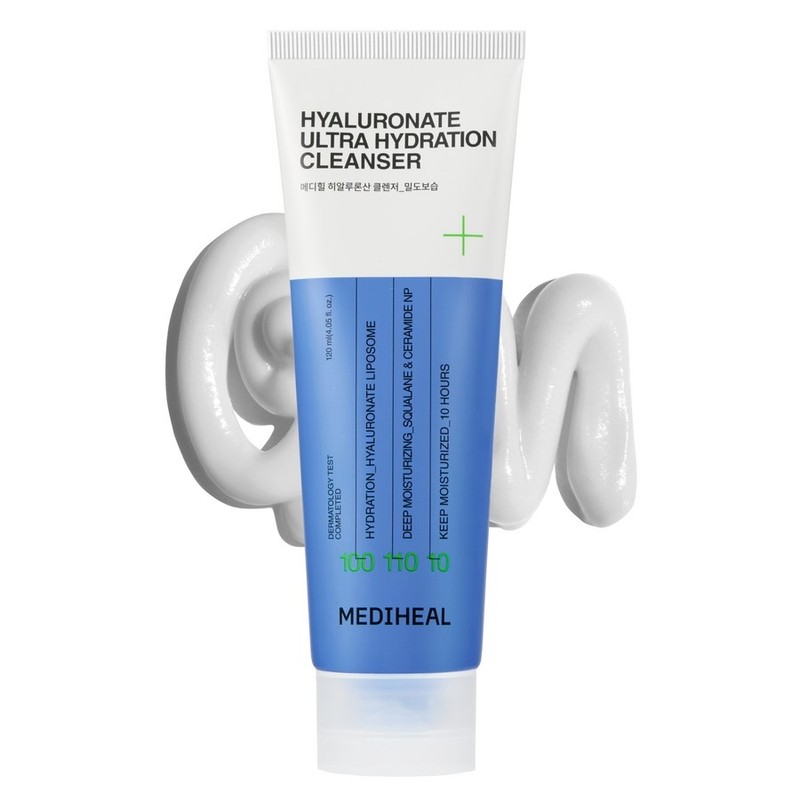 Mediheal Hyaluronic Acid Density Moisturizing Cleansing Foam, 120ml, 1 piece