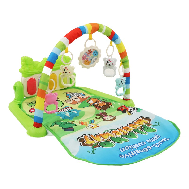 Baby Gym Activity Mat Kick Play Piano with Musical Toys