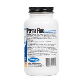 ComStar Perma Flux, Self-Cleaning Soldering Flux for Sweat Fittings, Non-Corrosive Paste for Strong, Leak-Proof Bonds, Lead-Free, Works w/Soft Solders like 95/5, Meets Fed Spec O-F-506, 8 Oz (15-115)